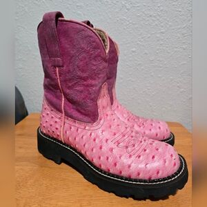 Ariat Fatbaby Pink Boots